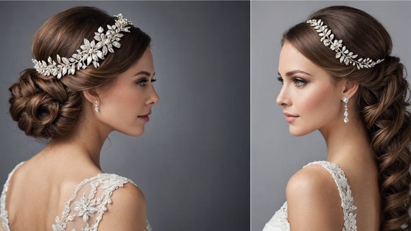 Idées d'accessoires cheveux mariage pour une coiffure parfaite